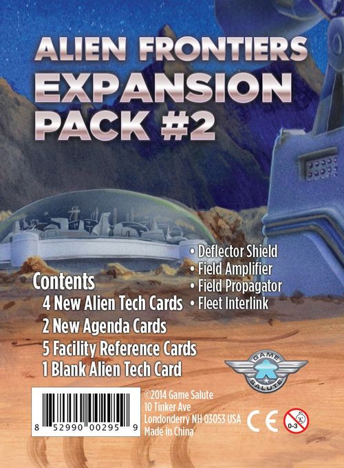 Обложка игры Alien Frontiers: Expansion Pack #2