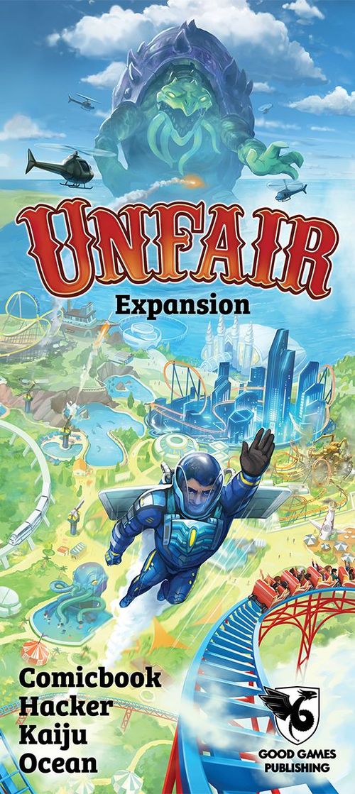 Обложка игры Unfair Expansion: Comicbook Hacker Kaiju Ocean