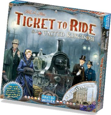 Ticket to Ride Map Collection: Volume 5 – UK/Pennsylvania